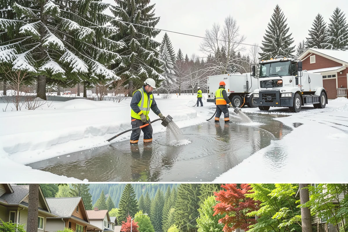 Manufacturing Plant Snow Removal in Darrington, Snohomish County, WA - Most Western Washington plants need coverage from December through February, concentrated around cold, clear nights that follow...