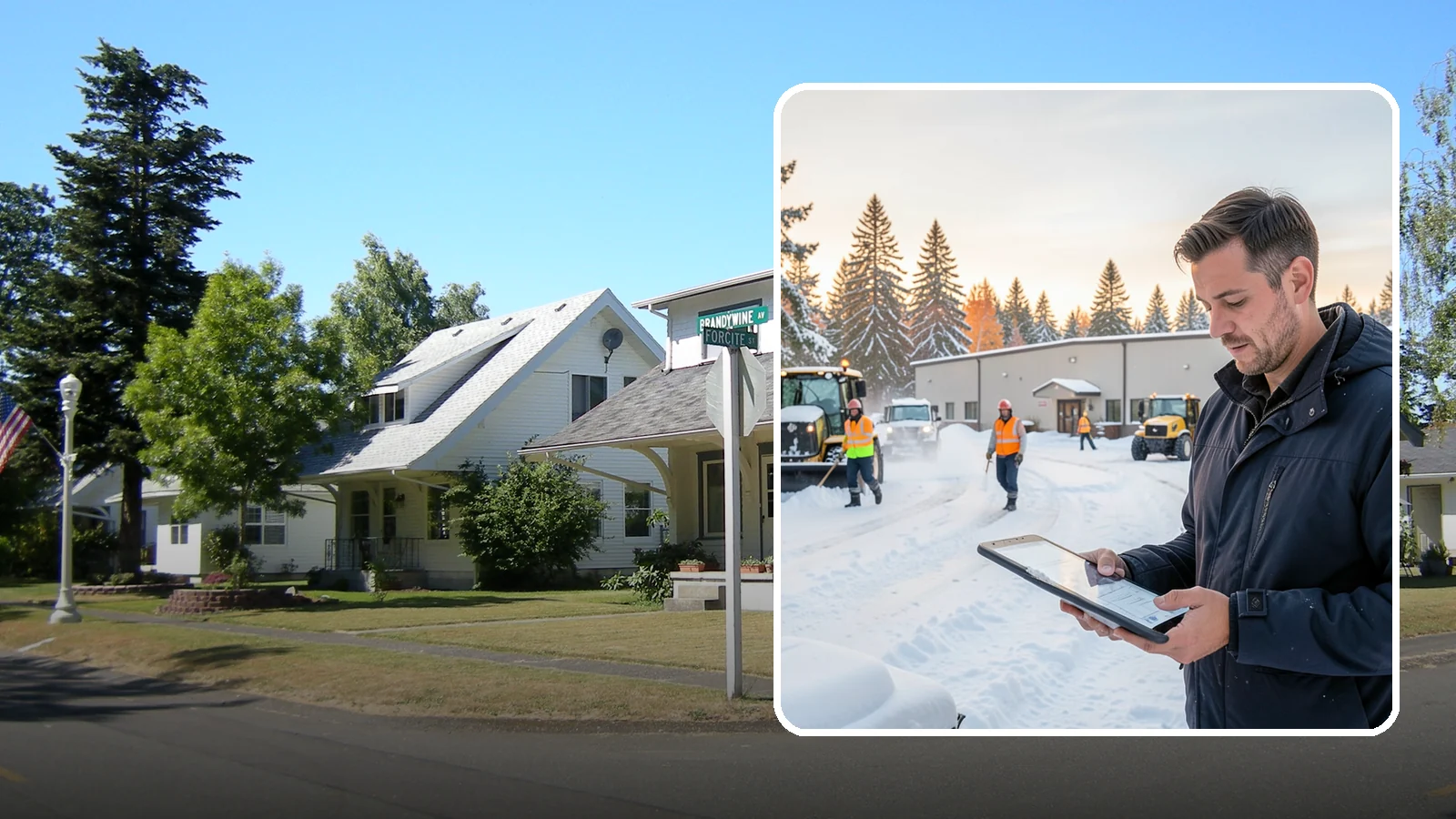 Manufacturing Plant Snow Removal in DuPont, Pierce County, WA - Keep raw materials arriving and finished goods shipping by having your plant's shipping yards, employee lots, and pedestrian...