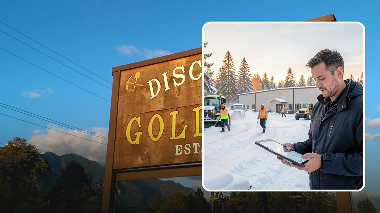 Manufacturing Plant Snow Removal in Gold Bar, Snohomish County, WA - Keep raw materials arriving and finished goods shipping by having your plant's shipping yards, employee lots, and pedestrian...
