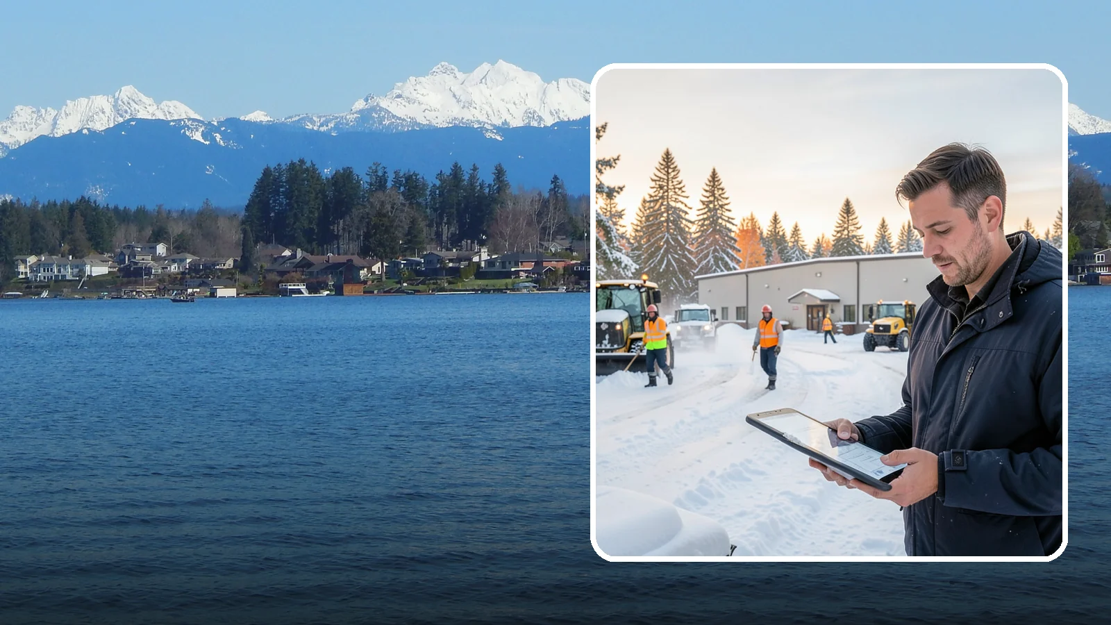 Manufacturing Plant Snow Removal in Lake Stevens, Snohomish County, WA - Keep raw materials arriving and finished goods shipping by having your plant's shipping yards, employee lots, and pedestrian...