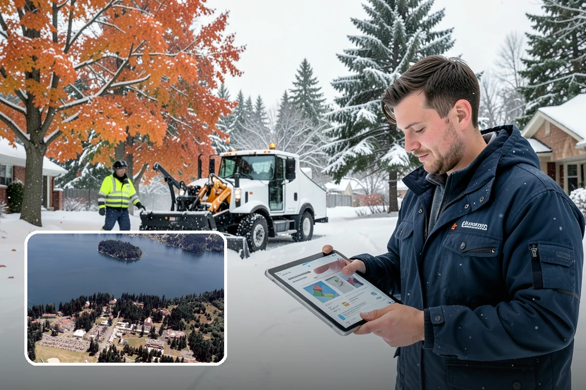 Manufacturing Plant Snow Removal in Lakewood, Pierce County, WA - Shipping and receiving yards open for inbound freight