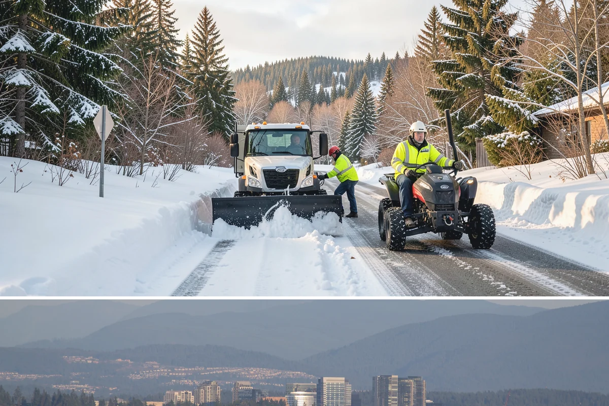 Manufacturing Plant Snow Removal in Medina, King County, WA - Most Western Washington plants need coverage from December through February, concentrated around cold, clear nights that follow...