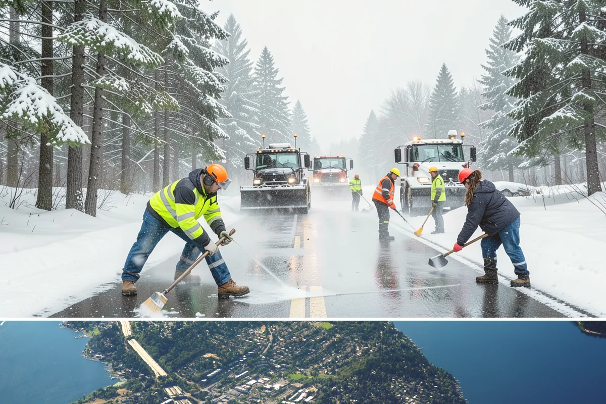 Manufacturing Plant Snow Removal in Mercer Island, King County, WA - Most Western Washington plants need coverage from December through February, concentrated around cold, clear nights that follow...