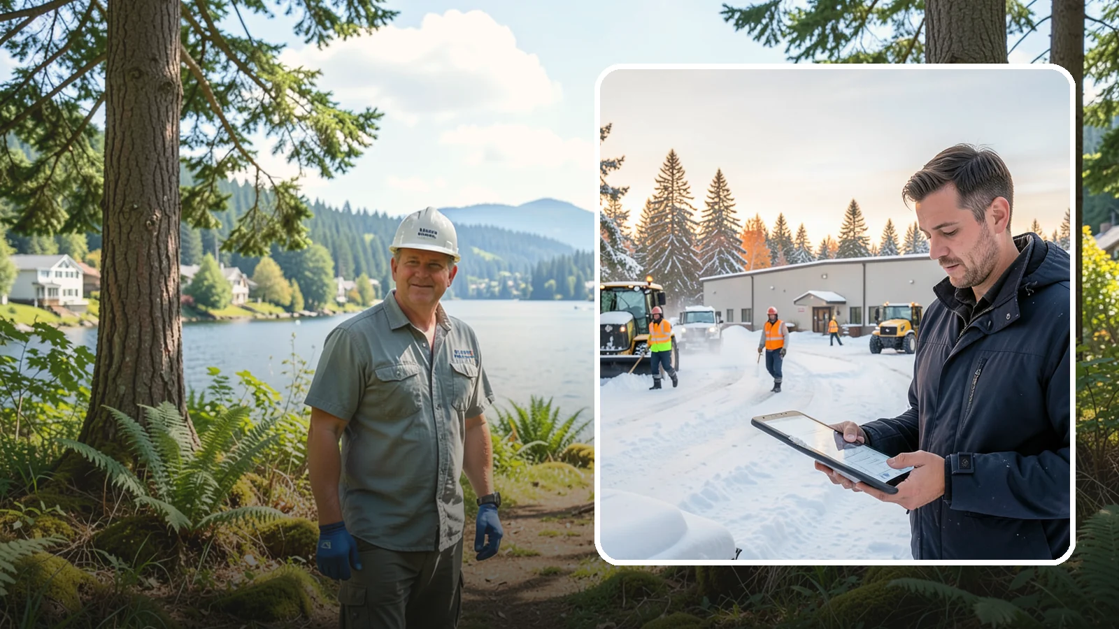 Manufacturing Plant Snow Removal in Milton, King County, WA - Keep raw materials arriving and finished goods shipping by having your plant's shipping yards, employee lots, and pedestrian...