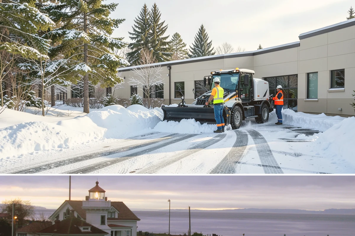 Manufacturing Plant Snow Removal in Mukilteo, Snohomish County, WA - Most Western Washington plants need coverage from December through February, concentrated around cold, clear nights that follow...