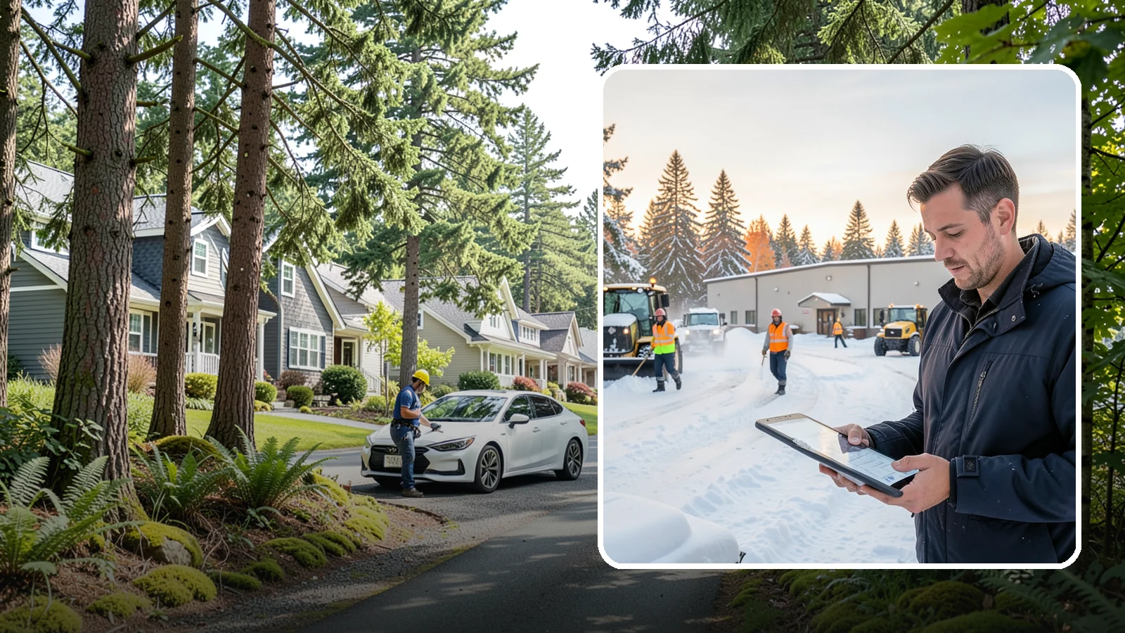 Manufacturing Plant Snow Removal in Normandy Park, King County, WA - Keep raw materials arriving and finished goods shipping by having your plant's shipping yards, employee lots, and pedestrian...