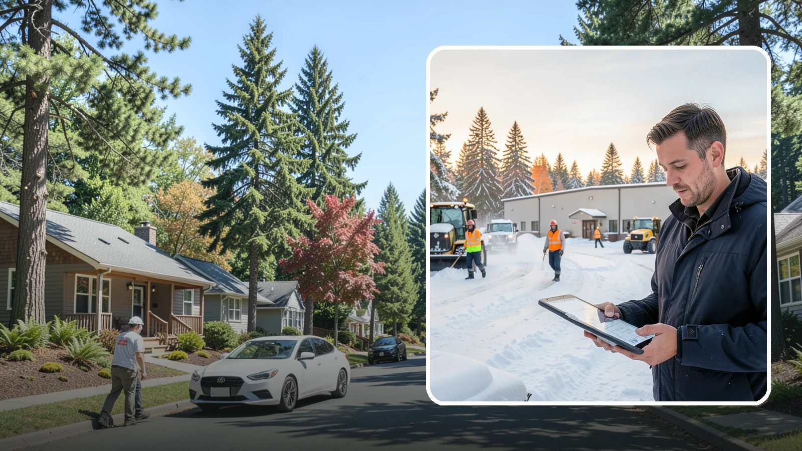 Manufacturing Plant Snow Removal in Orting, Pierce County, WA - Keep raw materials arriving and finished goods shipping by having your plant's shipping yards, employee lots, and pedestrian...