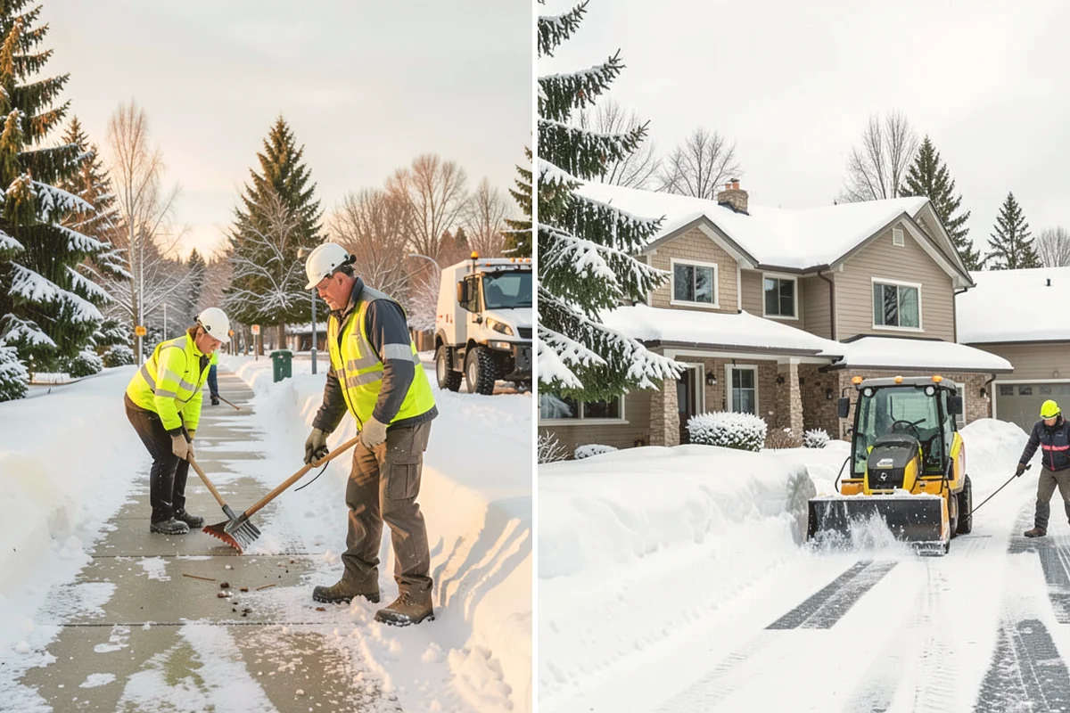 Manufacturing Plant Snow Removal in Sammamish, King County, WA - Map shipping yards, inter-building routes, and worker lots