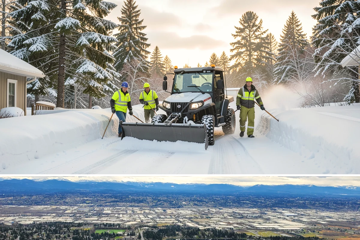 Manufacturing Plant Snow Removal in SeaTac, King County, WA - Most Western Washington plants need coverage from December through February, concentrated around cold, clear nights that follow...