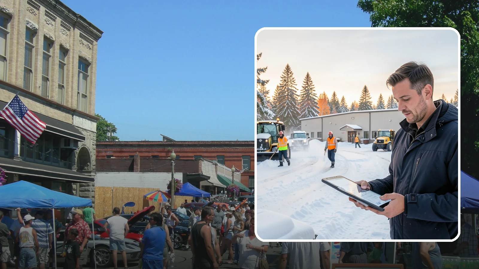 Manufacturing Plant Snow Removal in Snohomish, Snohomish County, WA - Keep raw materials arriving and finished goods shipping by having your plant's shipping yards, employee lots, and pedestrian...