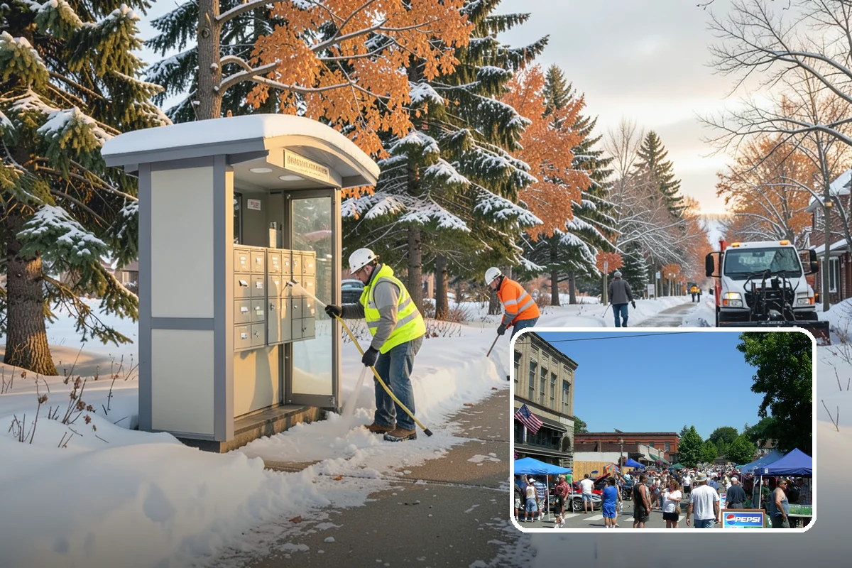 Manufacturing Plant Snow Removal in Snohomish, Snohomish County, WA - Shipping and receiving yards open for inbound freight