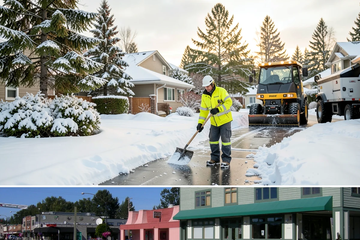 Manufacturing Plant Snow Removal in Snoqualmie, King County, WA - Most Western Washington plants need coverage from December through February, concentrated around cold, clear nights that follow...