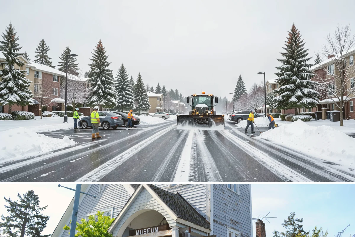 Manufacturing Plant Snow Removal in Steilacoom, Pierce County, WA - Most Western Washington plants need coverage from December through February, concentrated around cold, clear nights that follow...