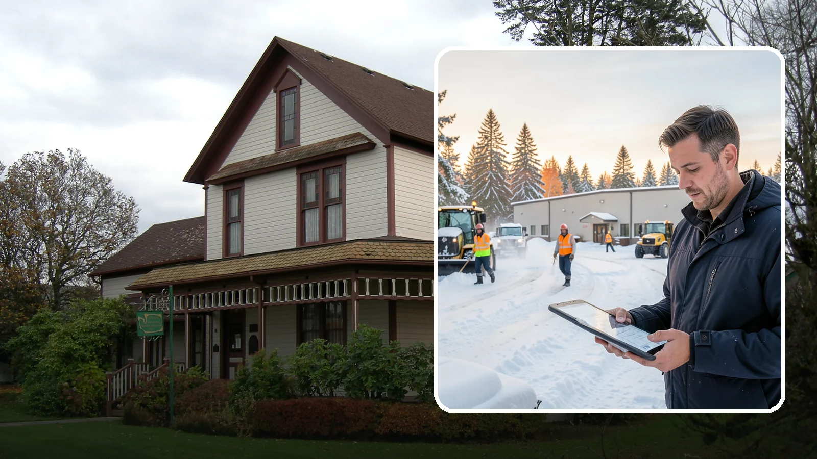 Manufacturing Plant Snow Removal in Sumner, Pierce County, WA - Keep raw materials arriving and finished goods shipping by having your plant's shipping yards, employee lots, and pedestrian...