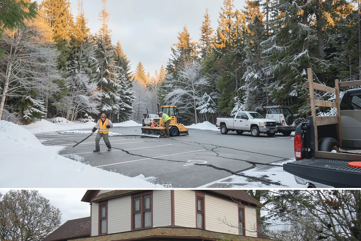 Manufacturing Plant Snow Removal in Sumner, Pierce County, WA - Most Western Washington plants need coverage from December through February, concentrated around cold, clear nights that follow...