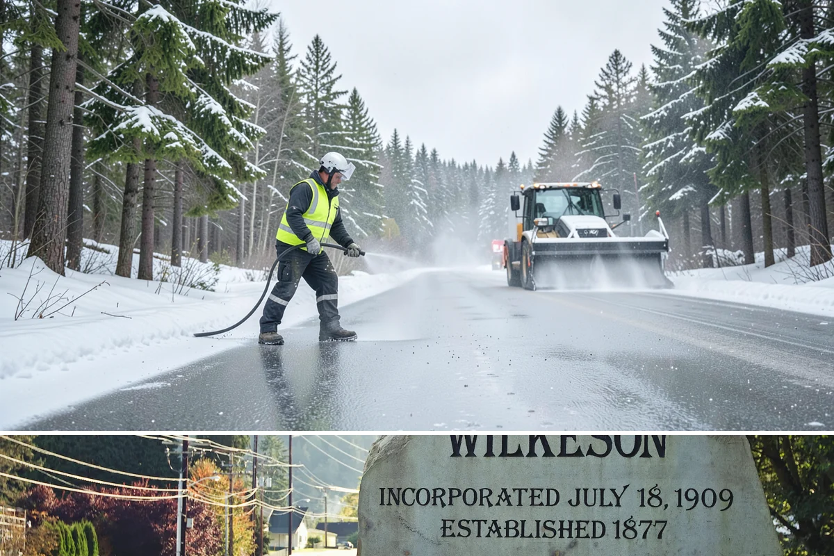Manufacturing Plant Snow Removal in Wilkeson, Pierce County, WA - Most Western Washington plants need coverage from December through February, concentrated around cold, clear nights that follow...