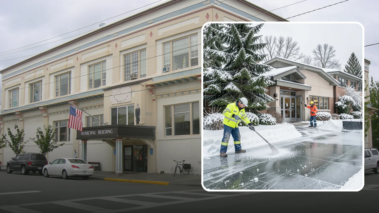 Medical Office Deicing in Anacortes, Skagit County, WA - Deicing for medical offices and clinics, keeping patient entrances, accessible ramps, and lots clear for visitors who often...