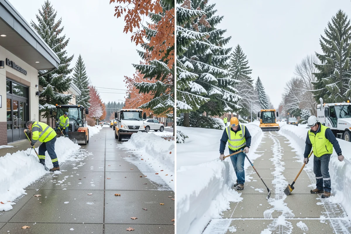 Medical Office Deicing in Beaux Arts Village, King County, WA - Identify ramps, drop-off zones, and parking walks with clinic staff