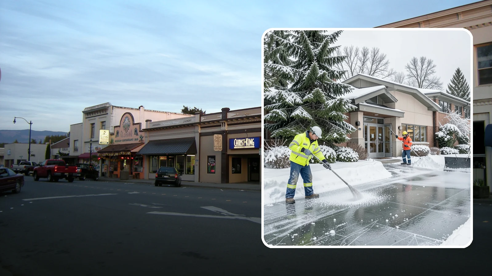 Medical Office Deicing in Burlington, Skagit County, WA - Deicing for medical offices and clinics, keeping patient entrances, accessible ramps, and lots clear for visitors who often...