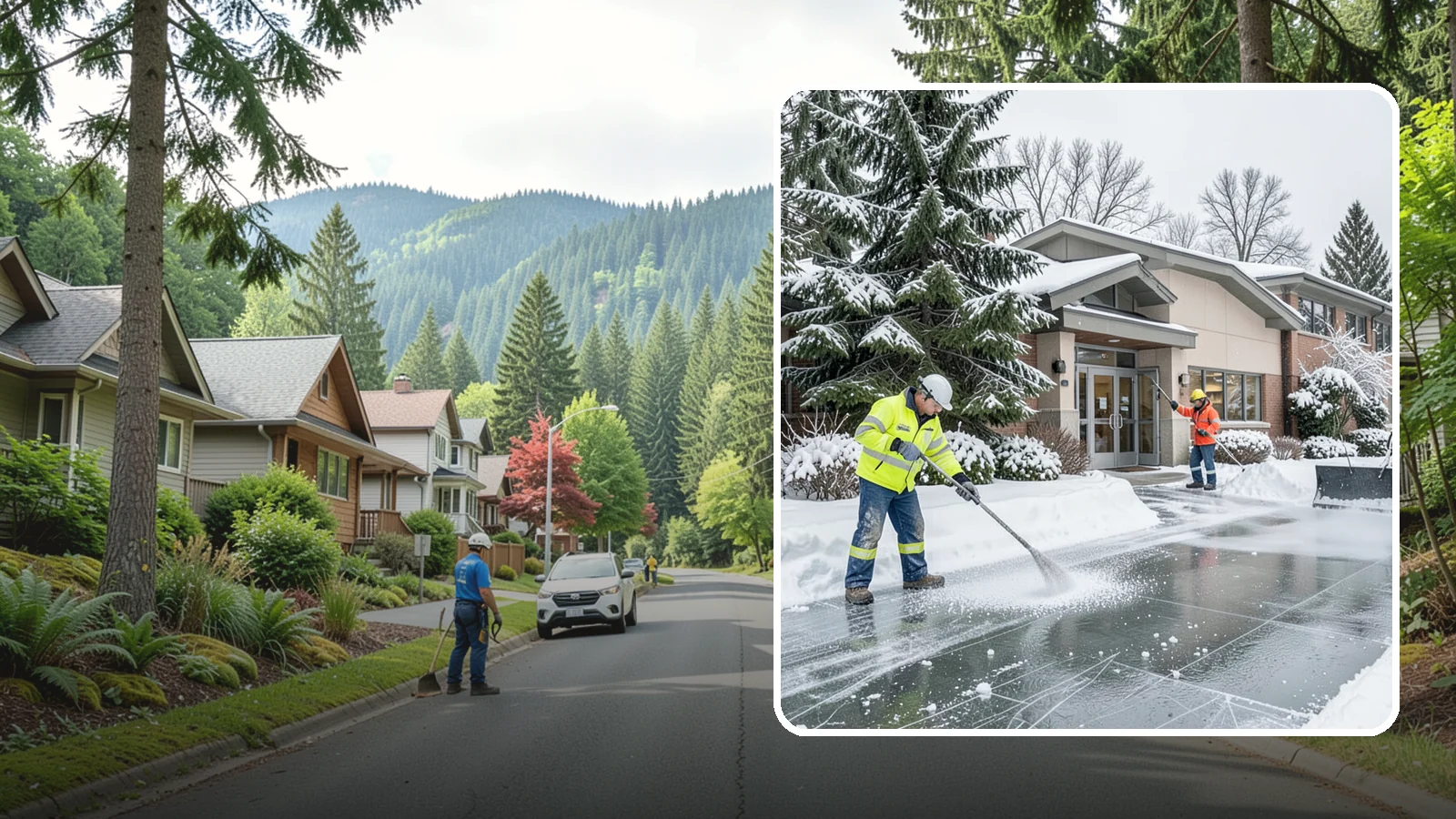 Medical Office Deicing in Darrington, Snohomish County, WA - Deicing for medical offices and clinics, keeping patient entrances, accessible ramps, and lots clear for visitors who often...