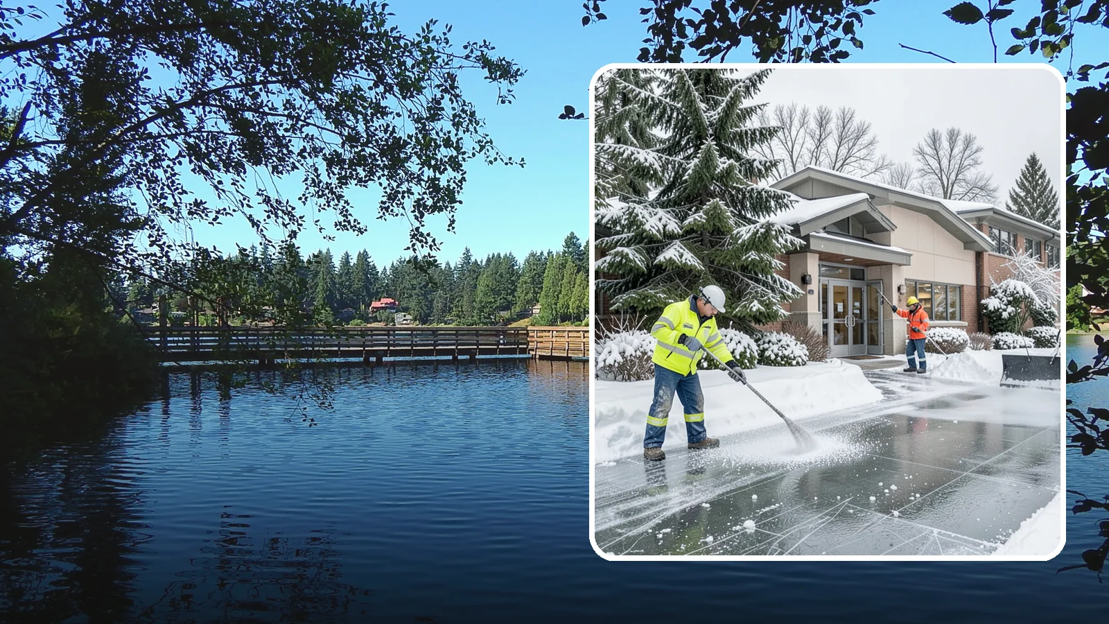 Medical Office Deicing in Federal Way, King County, WA - Deicing for medical offices and clinics, keeping patient entrances, accessible ramps, and lots clear for visitors who often...