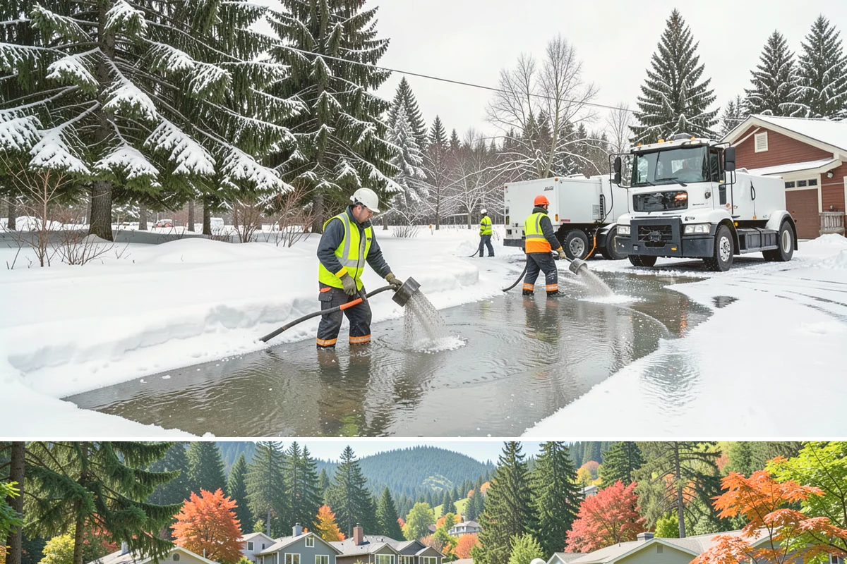 Medical Office Deicing in Fircrest, Pierce County, WA - Service spans the winter months, with intensified daytime coverage during the freezing-rain events that keep vulnerable patients...
