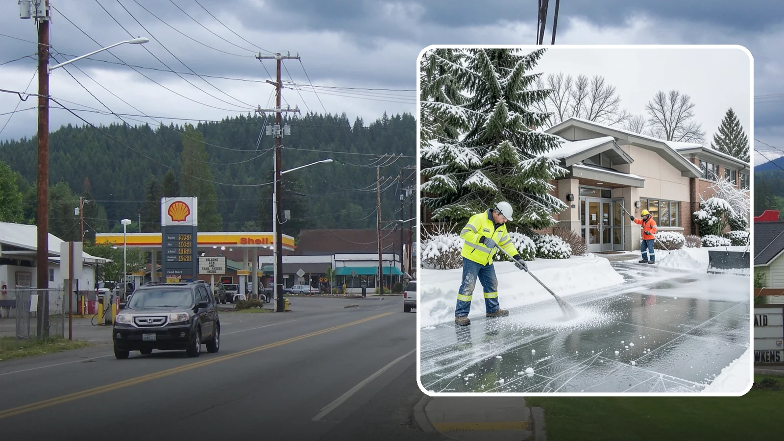 Medical Office Deicing in Granite Falls, Snohomish County, WA - Deicing for medical offices and clinics, keeping patient entrances, accessible ramps, and lots clear for visitors who often...