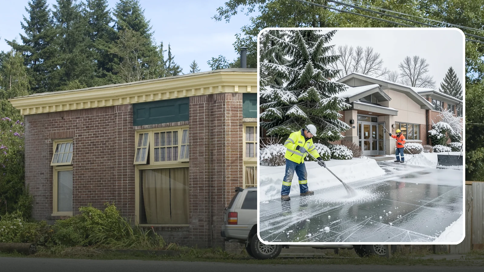 Medical Office Deicing in Hamilton, Skagit County, WA - Deicing for medical offices and clinics, keeping patient entrances, accessible ramps, and lots clear for visitors who often...
