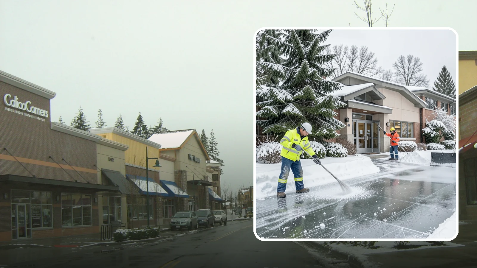 Medical Office Deicing in Mill Creek, Snohomish County, WA - Deicing for medical offices and clinics, keeping patient entrances, accessible ramps, and lots clear for visitors who often...