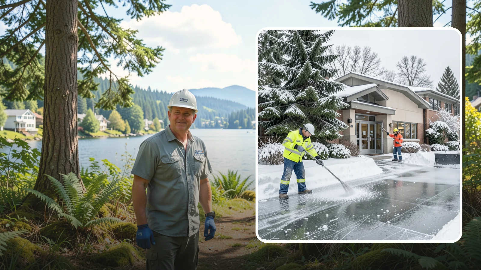 Medical Office Deicing in Milton, King County, WA - Deicing for medical offices and clinics, keeping patient entrances, accessible ramps, and lots clear for visitors who often...