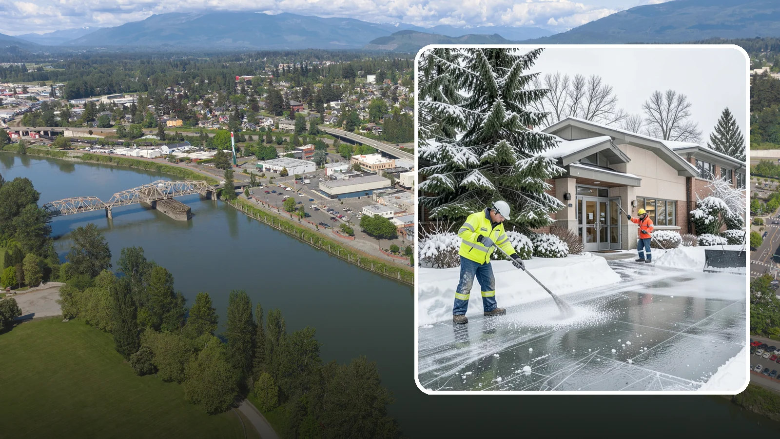 Medical Office Deicing in Mount Vernon, Skagit County, WA - Deicing for medical offices and clinics, keeping patient entrances, accessible ramps, and lots clear for visitors who often...