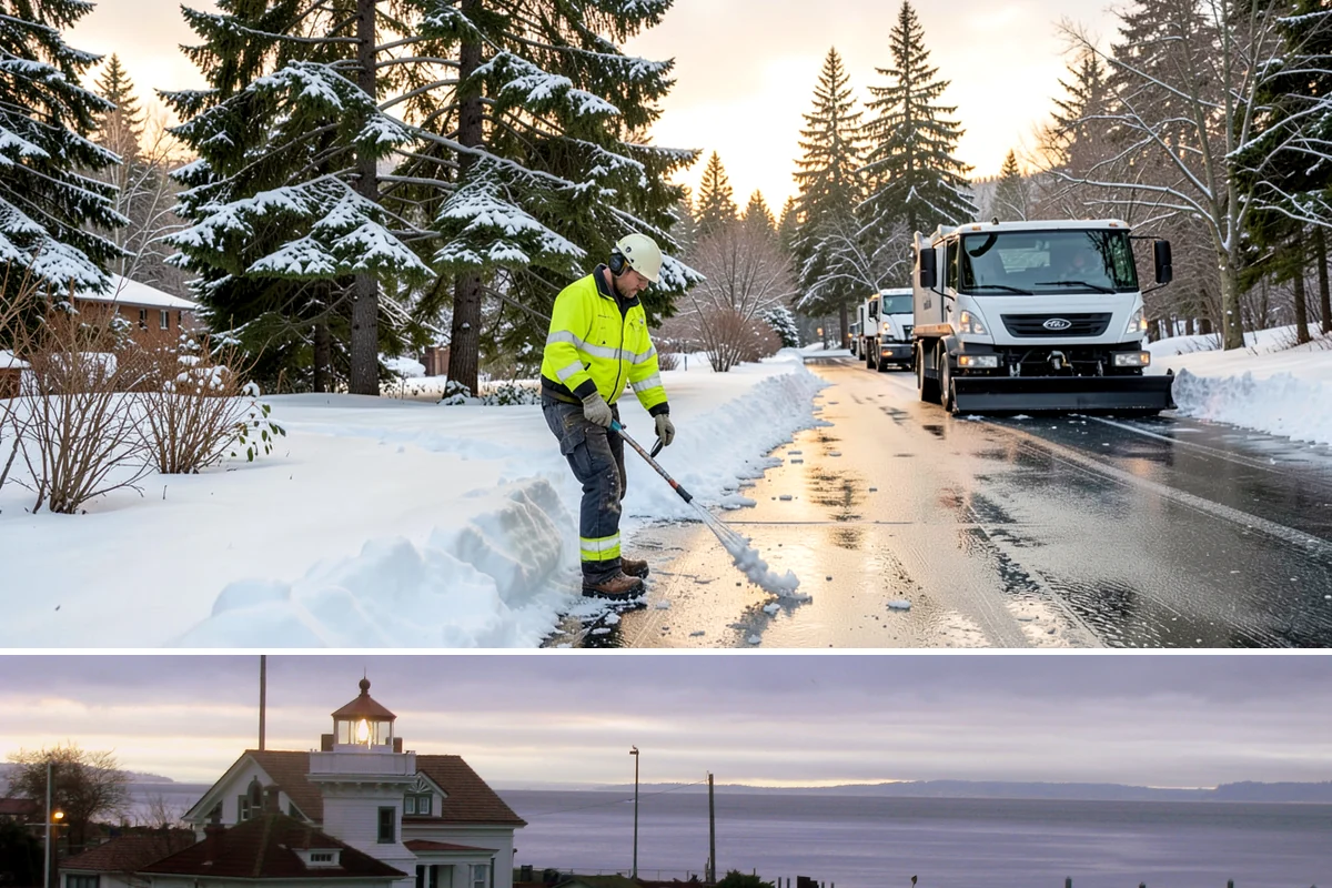 Medical Office Deicing in Mukilteo, Snohomish County, WA - Service spans the winter months, with intensified daytime coverage during the freezing-rain events that keep vulnerable patients...