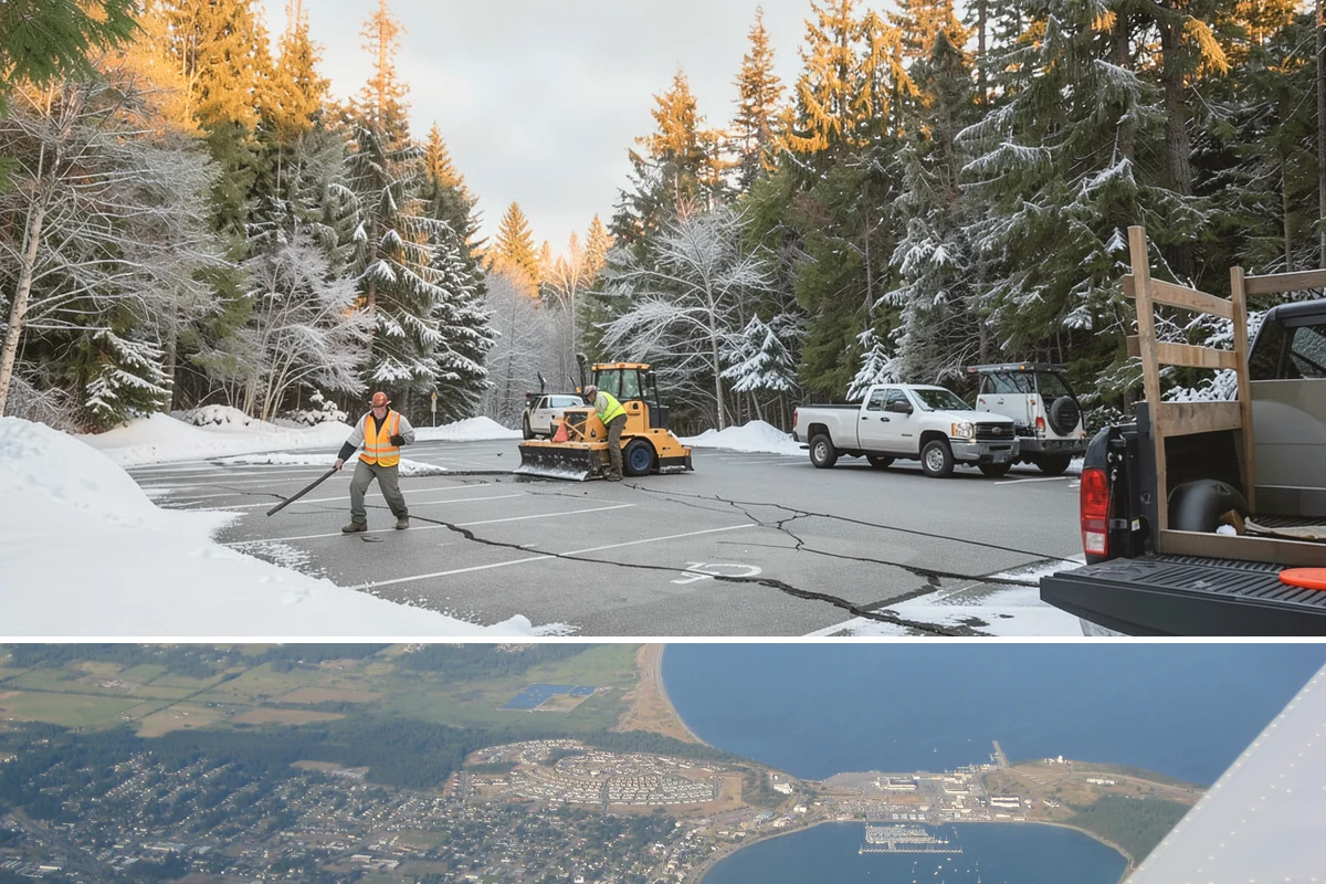 Medical Office Deicing in Oak Harbor, Island County, WA - Service spans the winter months, with intensified daytime coverage during the freezing-rain events that keep vulnerable patients...