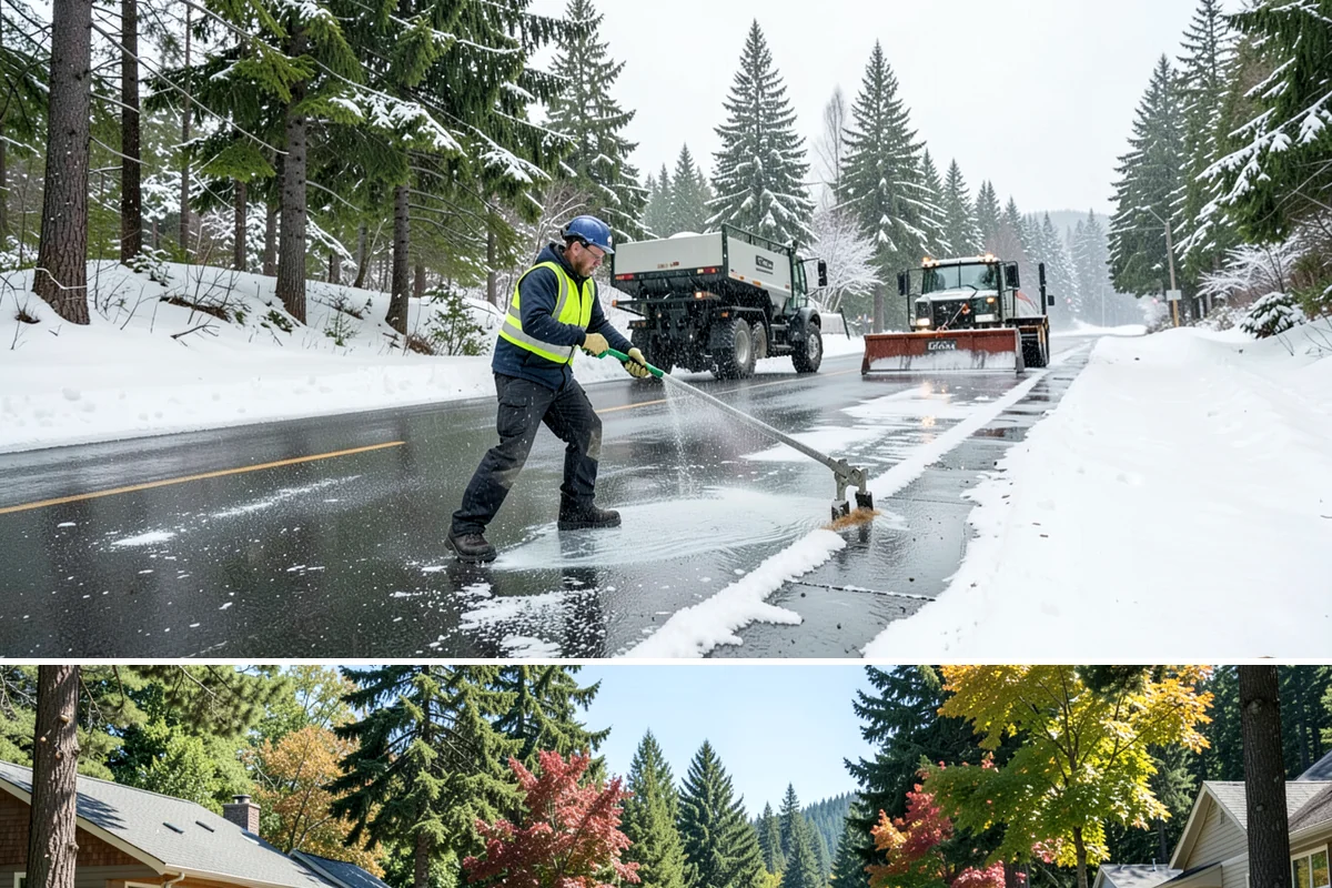 Medical Office Deicing in Orting, Pierce County, WA - Service spans the winter months, with intensified daytime coverage during the freezing-rain events that keep vulnerable patients...