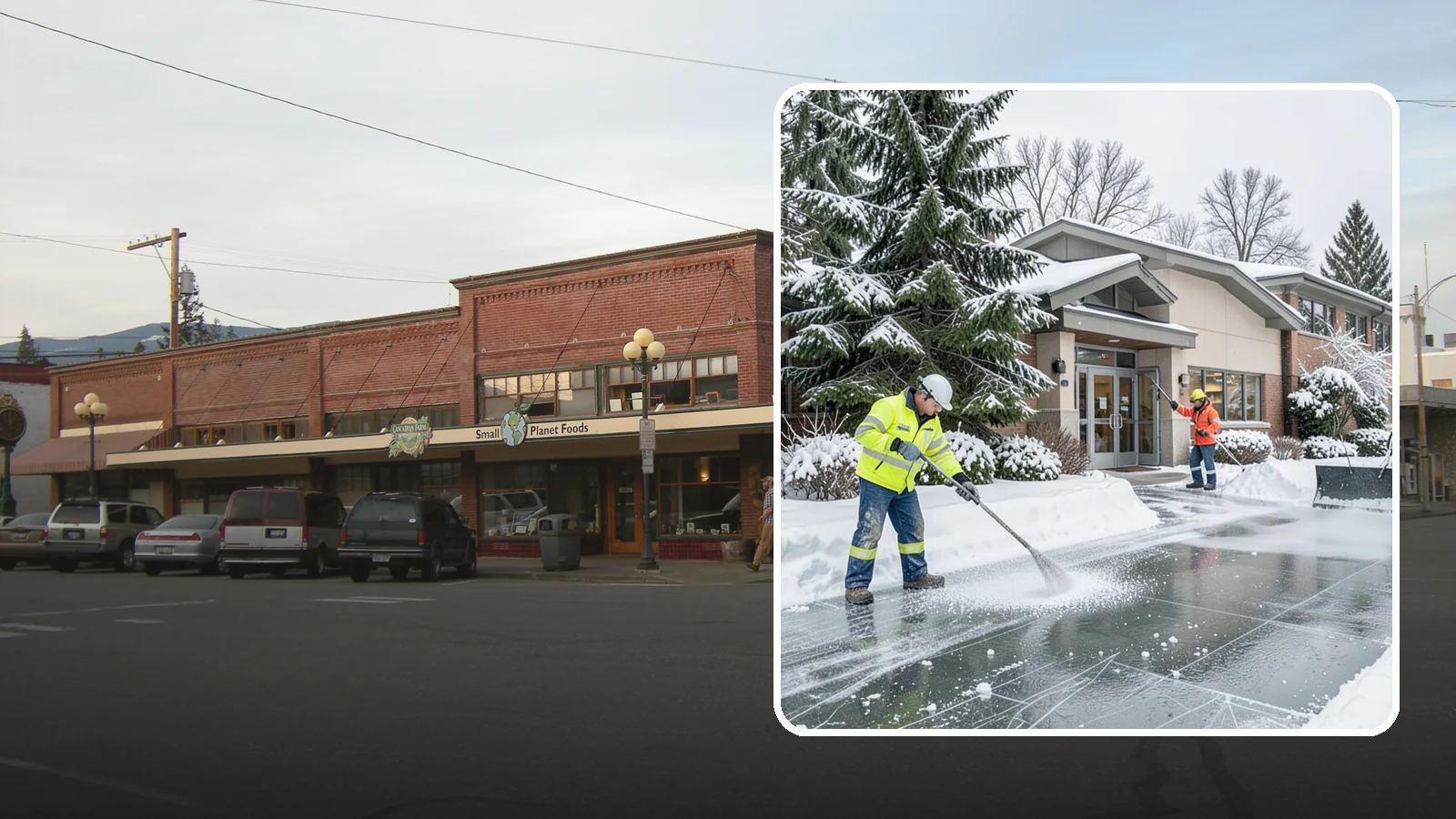 Medical Office Deicing in Sedro-Woolley, Skagit County, WA - Deicing for medical offices and clinics, keeping patient entrances, accessible ramps, and lots clear for visitors who often...