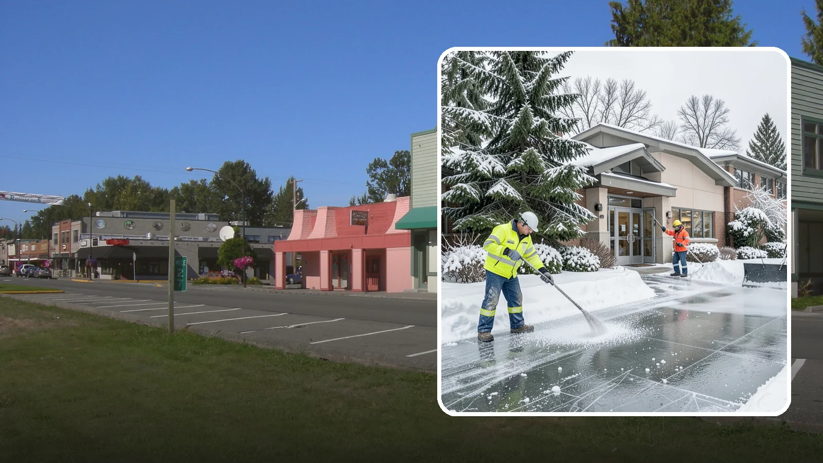 Medical Office Deicing in Snoqualmie, King County, WA - Deicing for medical offices and clinics, keeping patient entrances, accessible ramps, and lots clear for visitors who often...