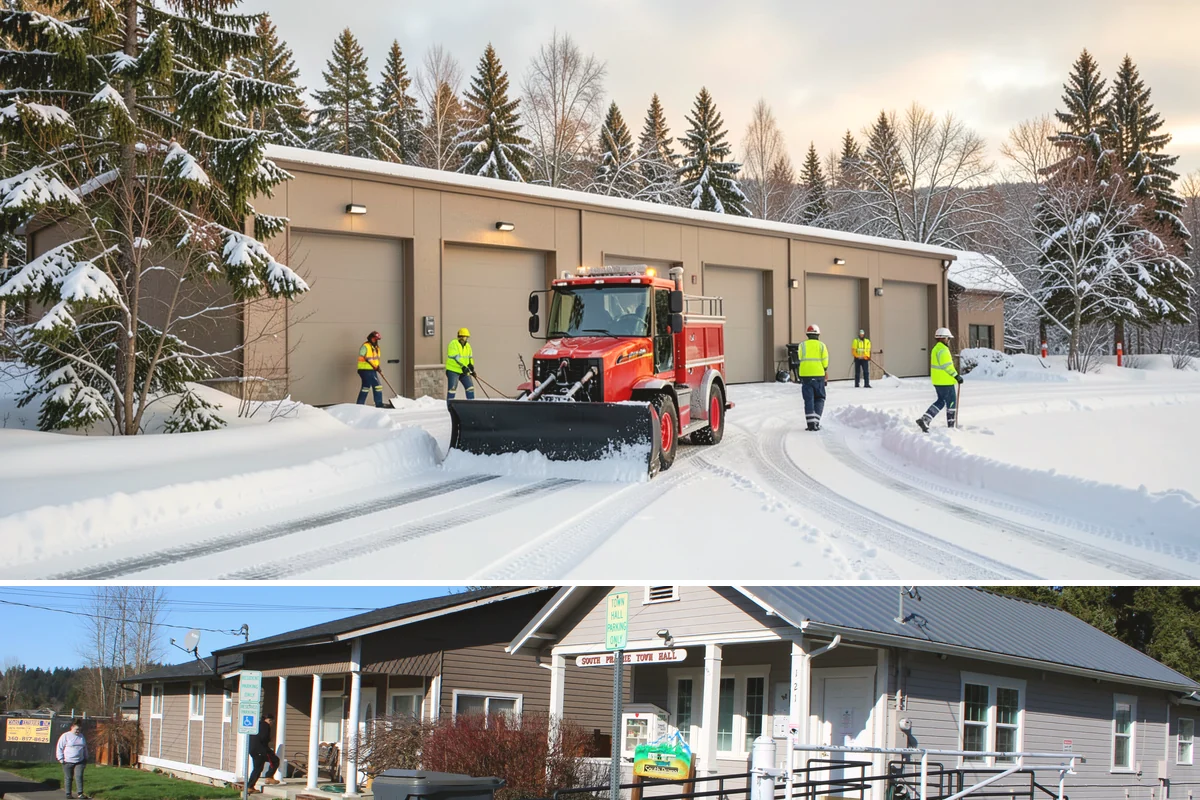 Medical Office Deicing in South Prairie, Pierce County, WA - Service spans the winter months, with intensified daytime coverage during the freezing-rain events that keep vulnerable patients...