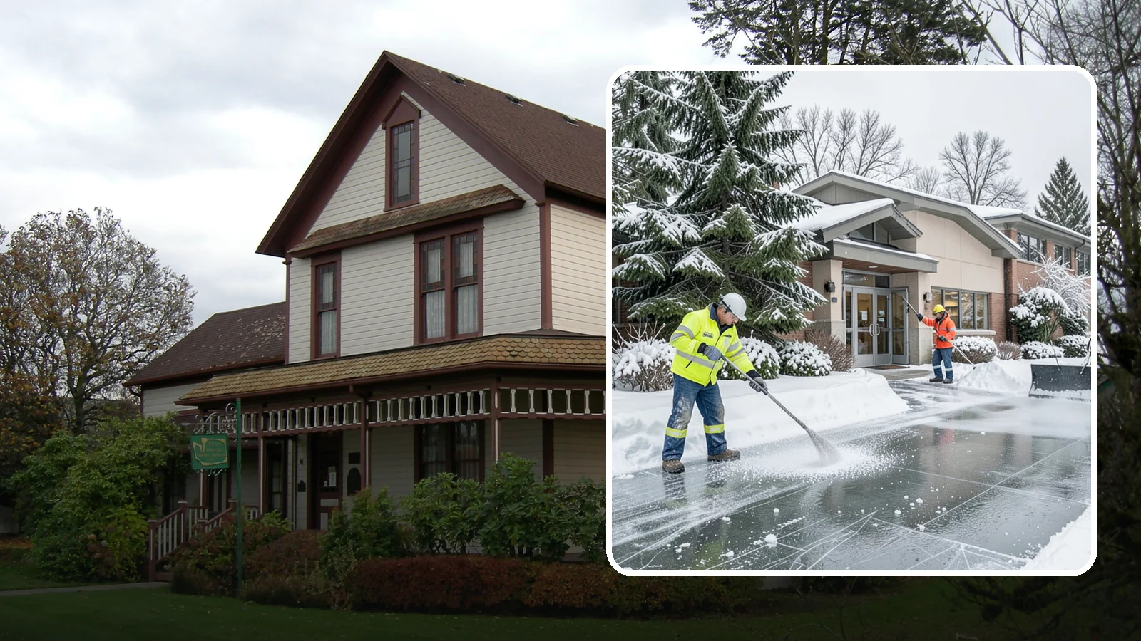 Medical Office Deicing in Sumner, Pierce County, WA - Deicing for medical offices and clinics, keeping patient entrances, accessible ramps, and lots clear for visitors who often...
