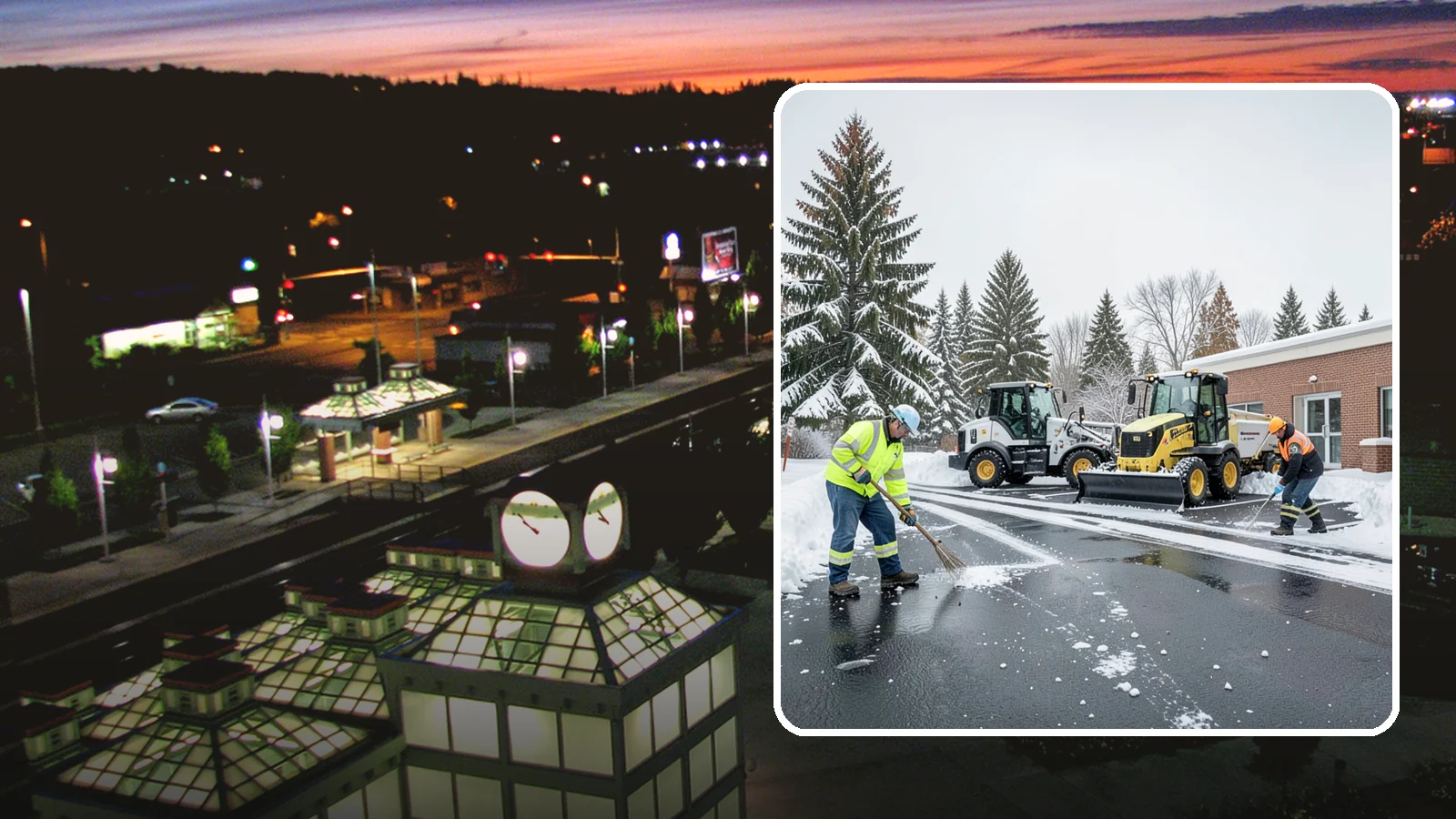 Medical Office Parking Lot Snow Removal in Auburn, King County, WA - We keep medical office lots and ADA access clear so Western Washington patients can reach care through any winter storm.