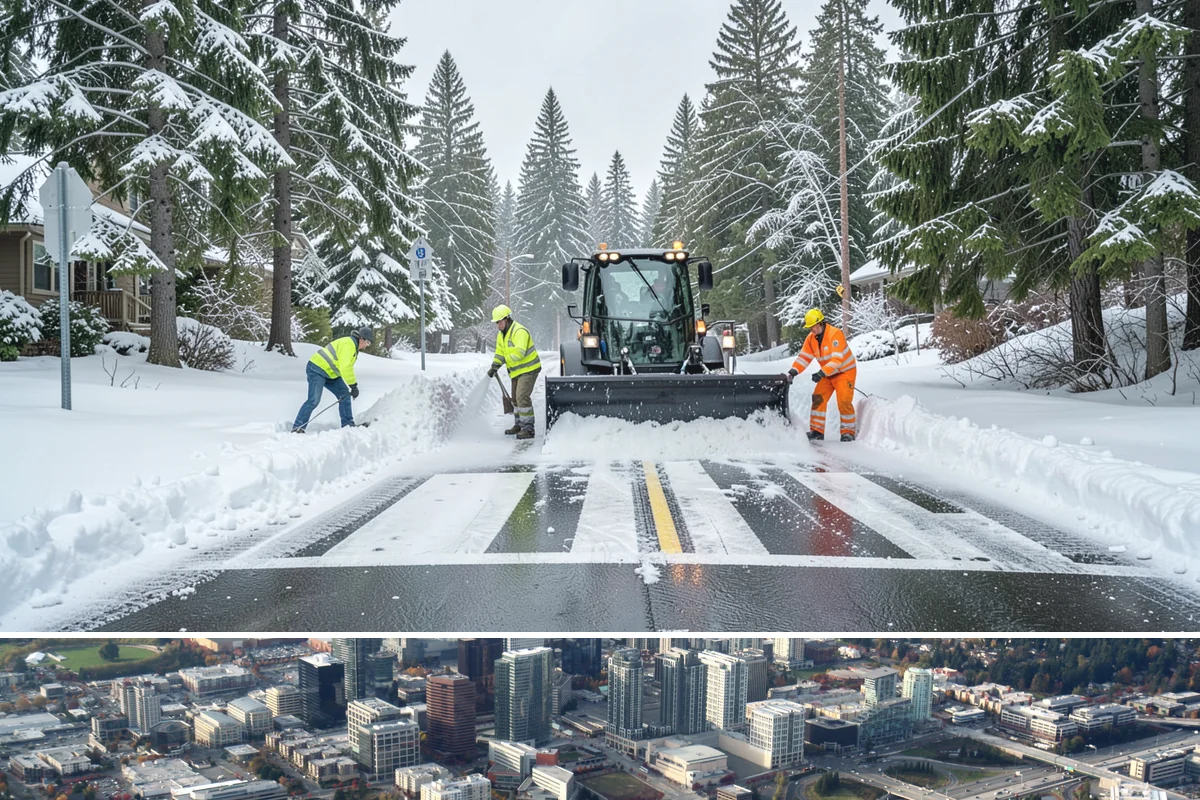 Medical Office Parking Lot Snow Removal in Bellevue, King County, WA - Medical office lots in Western Washington see peak winter demand from December through February, when freeze-thaw cycles are most...