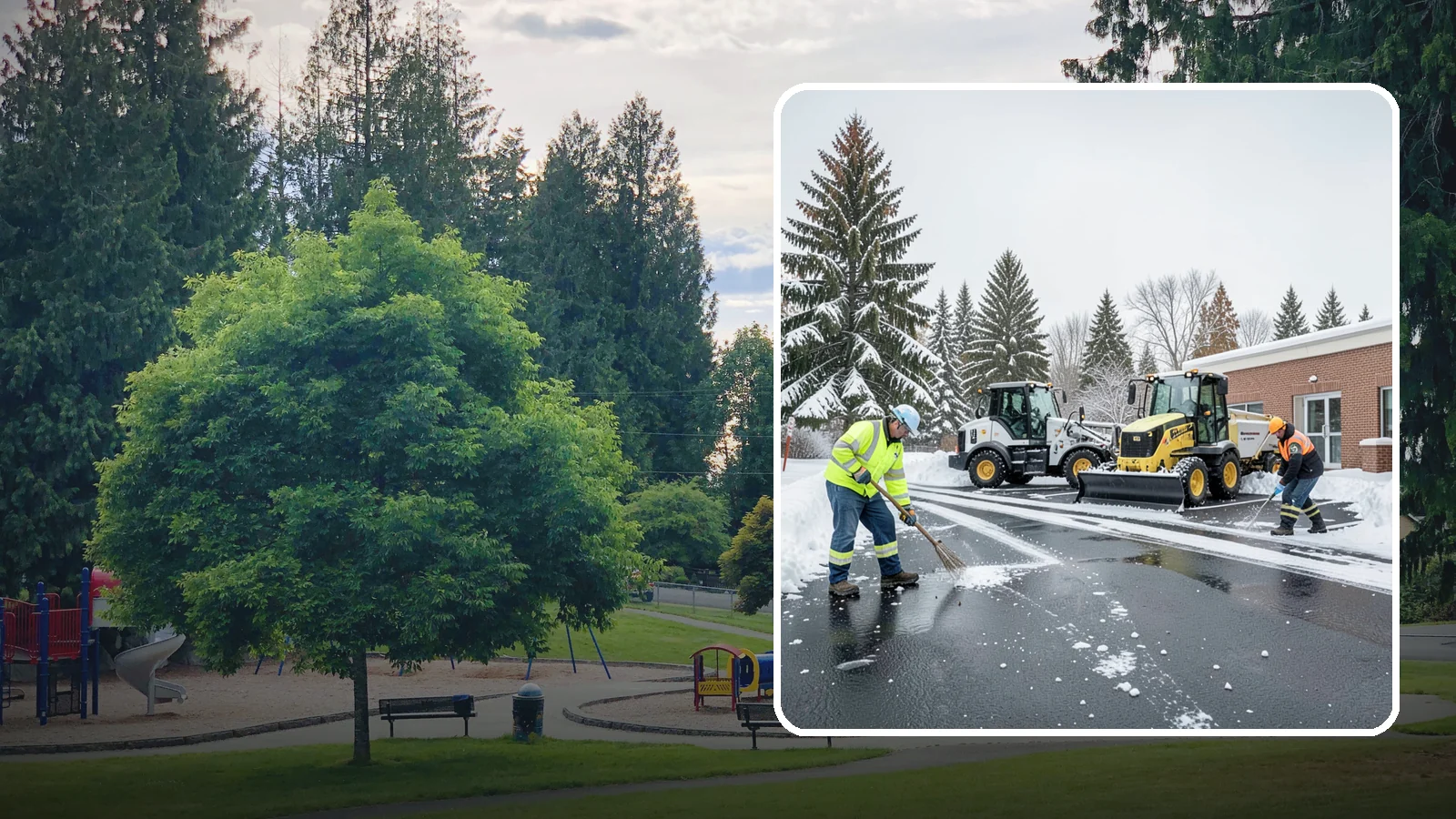 Medical Office Parking Lot Snow Removal in Bonney Lake, Pierce County, WA - We keep medical office lots and ADA access clear so Western Washington patients can reach care through any winter storm.