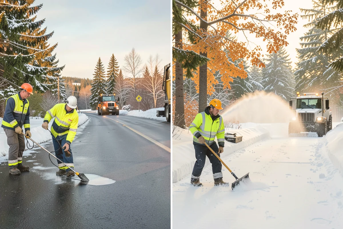 Medical Office Parking Lot Snow Removal in Bothell, King County, WA - Identify ADA spaces, ramps, and patient drop-off zones with clinic staff
