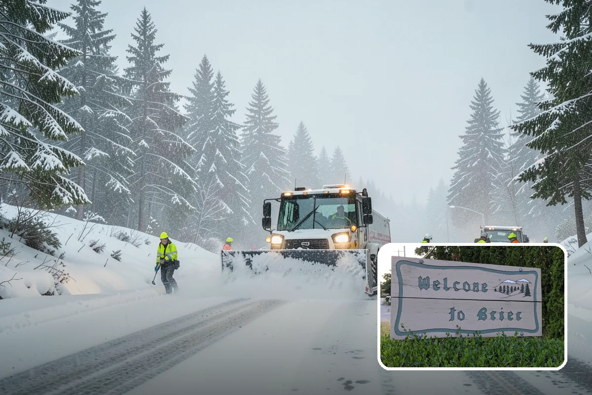 Medical Office Parking Lot Snow Removal in Brier, Snohomish County, WA - Vulnerable patients reach the entrance over cleared, deiced surfaces