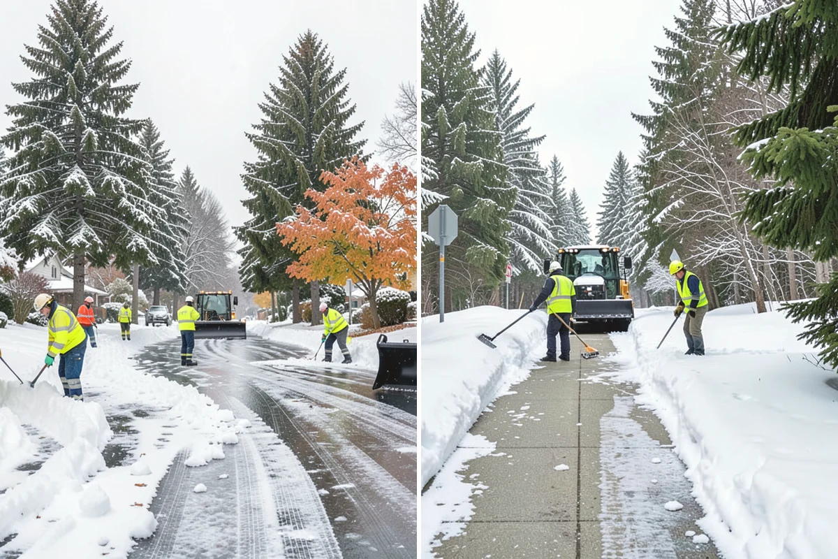Medical Office Parking Lot Snow Removal in Burien, King County, WA - Identify ADA spaces, ramps, and patient drop-off zones with clinic staff