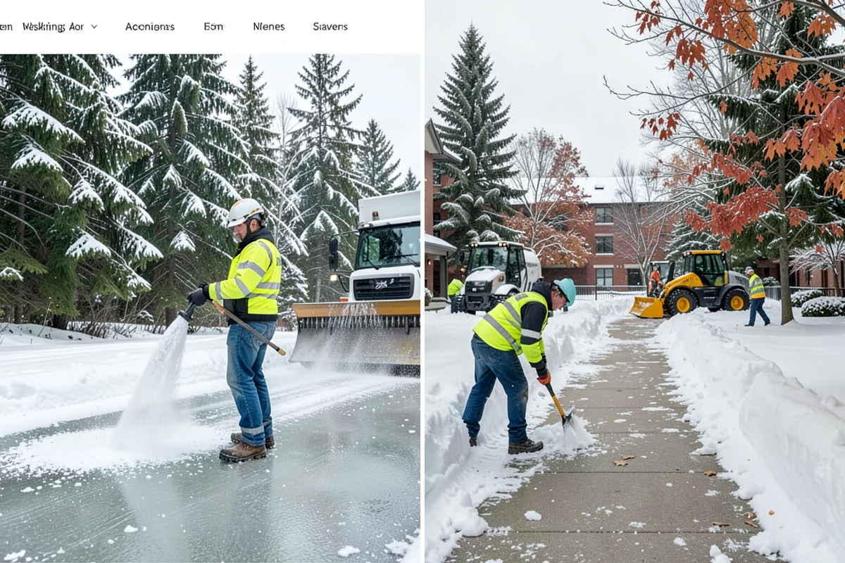 Medical Office Parking Lot Snow Removal in Clyde Hill, King County, WA - Identify ADA spaces, ramps, and patient drop-off zones with clinic staff