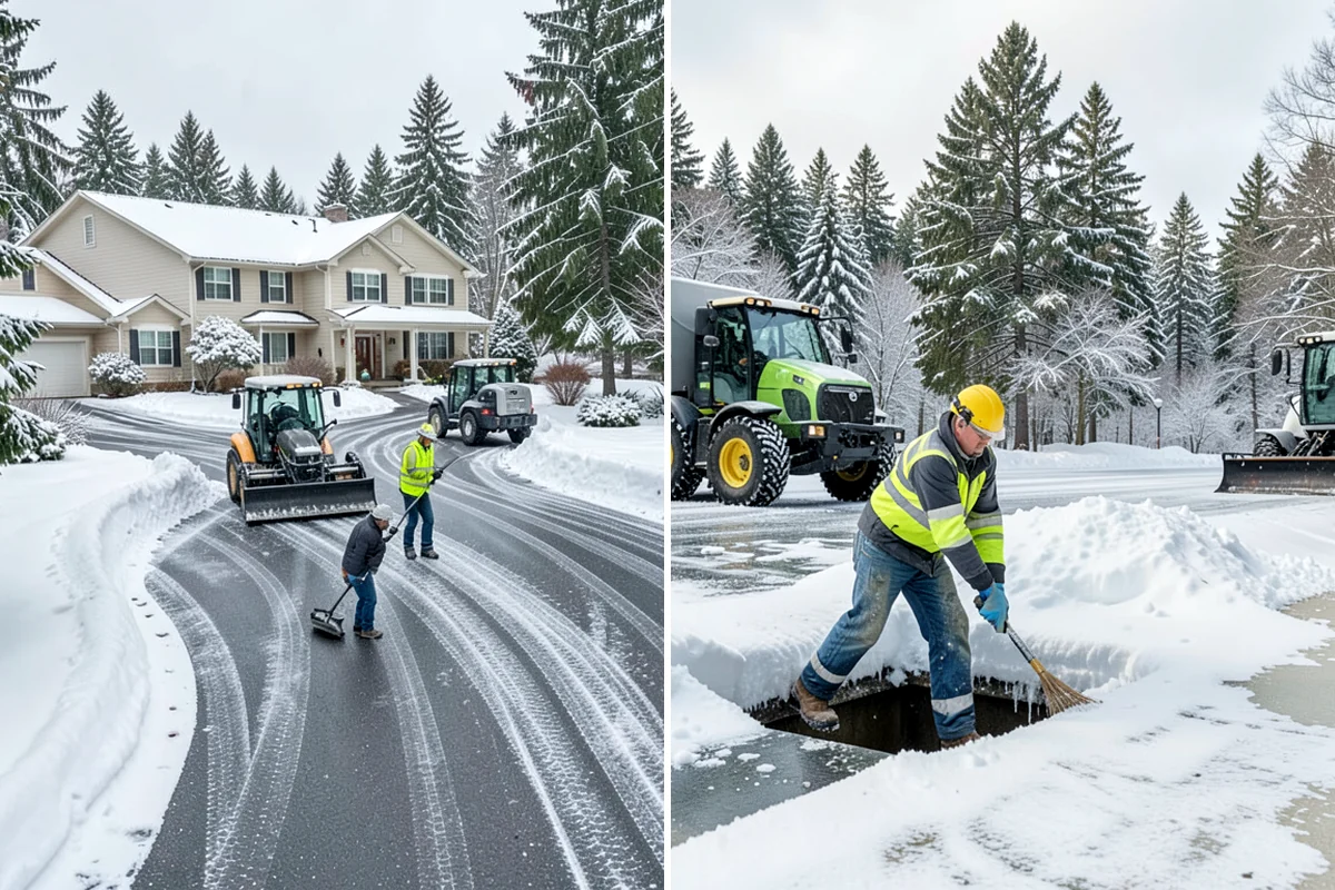 Medical Office Parking Lot Snow Removal in Concrete, Skagit County, WA - Identify ADA spaces, ramps, and patient drop-off zones with clinic staff