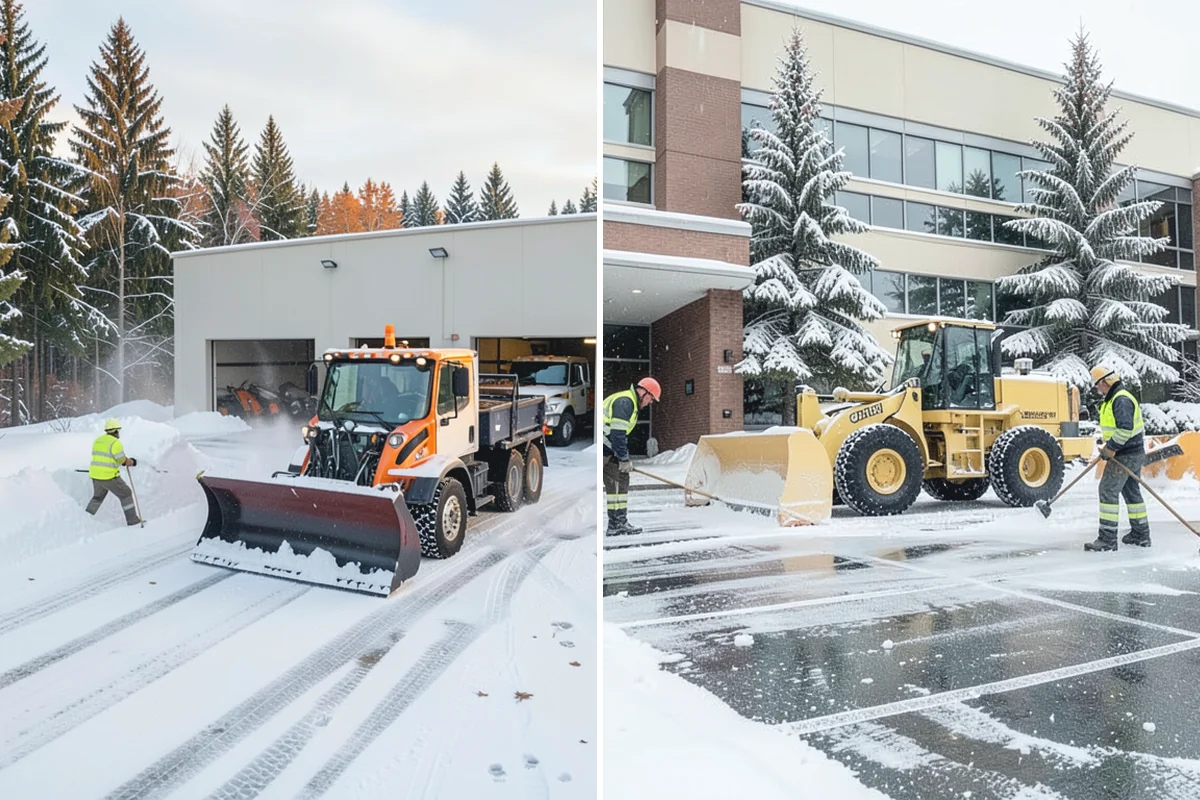 Medical Office Parking Lot Snow Removal in Coupeville, Island County, WA - Identify ADA spaces, ramps, and patient drop-off zones with clinic staff