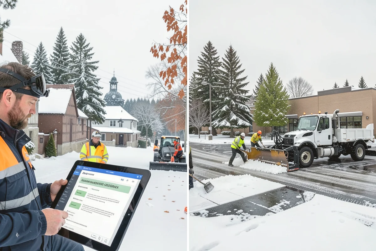 Medical Office Parking Lot Snow Removal in Covington, King County, WA - Identify ADA spaces, ramps, and patient drop-off zones with clinic staff