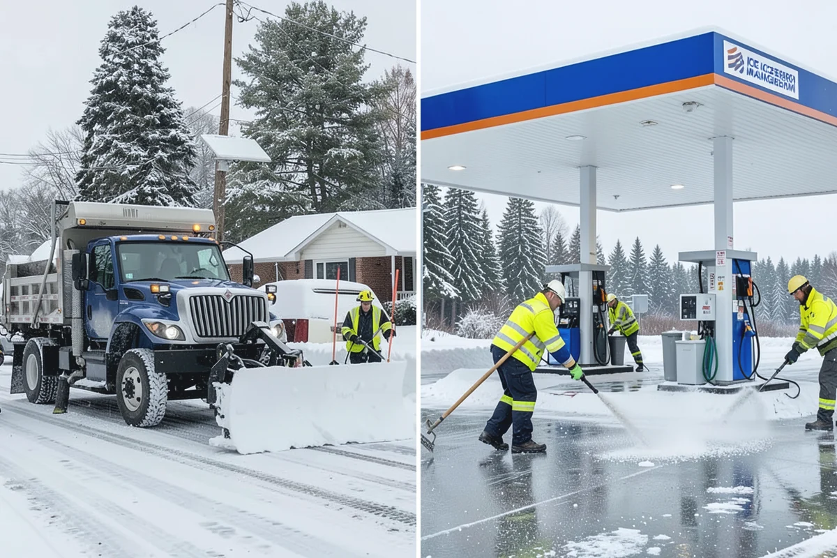 Medical Office Parking Lot Snow Removal in Darrington, Snohomish County, WA - Identify ADA spaces, ramps, and patient drop-off zones with clinic staff