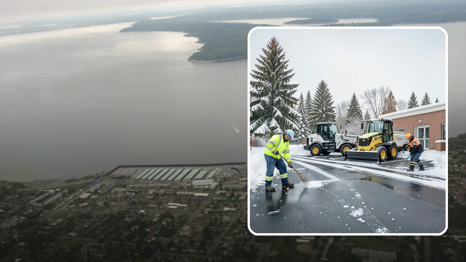 Medical Office Parking Lot Snow Removal in Des Moines, King County, WA - We keep medical office lots and ADA access clear so Western Washington patients can reach care through any winter storm.